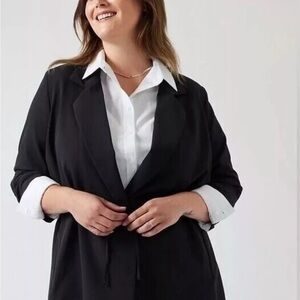 Athleta 860105 Endless Primatwill Blazer Jacket Size 22. New With Tags!